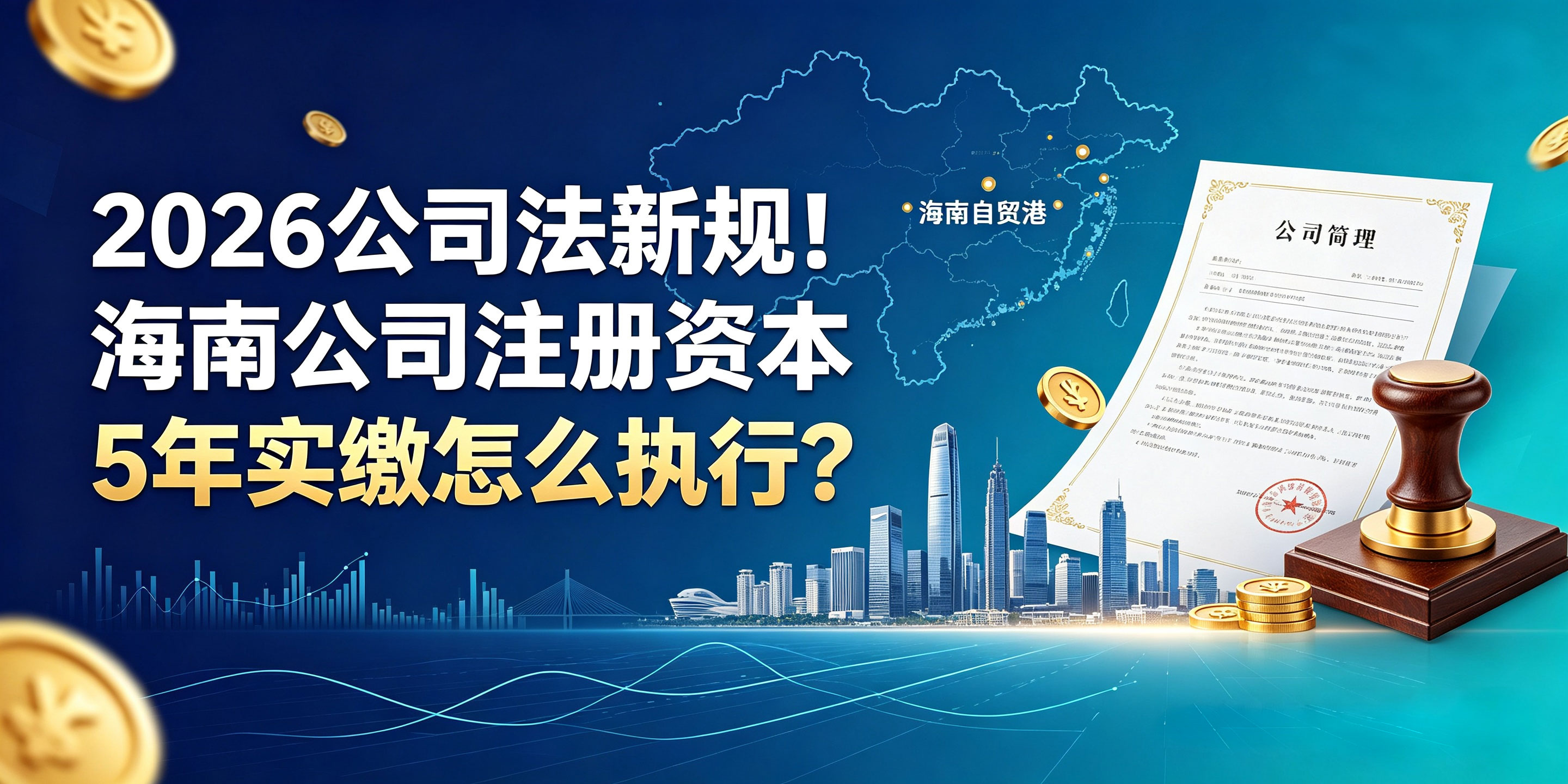 2026公司法新规！海南公司注册资本5年实缴怎么执行？(图1)