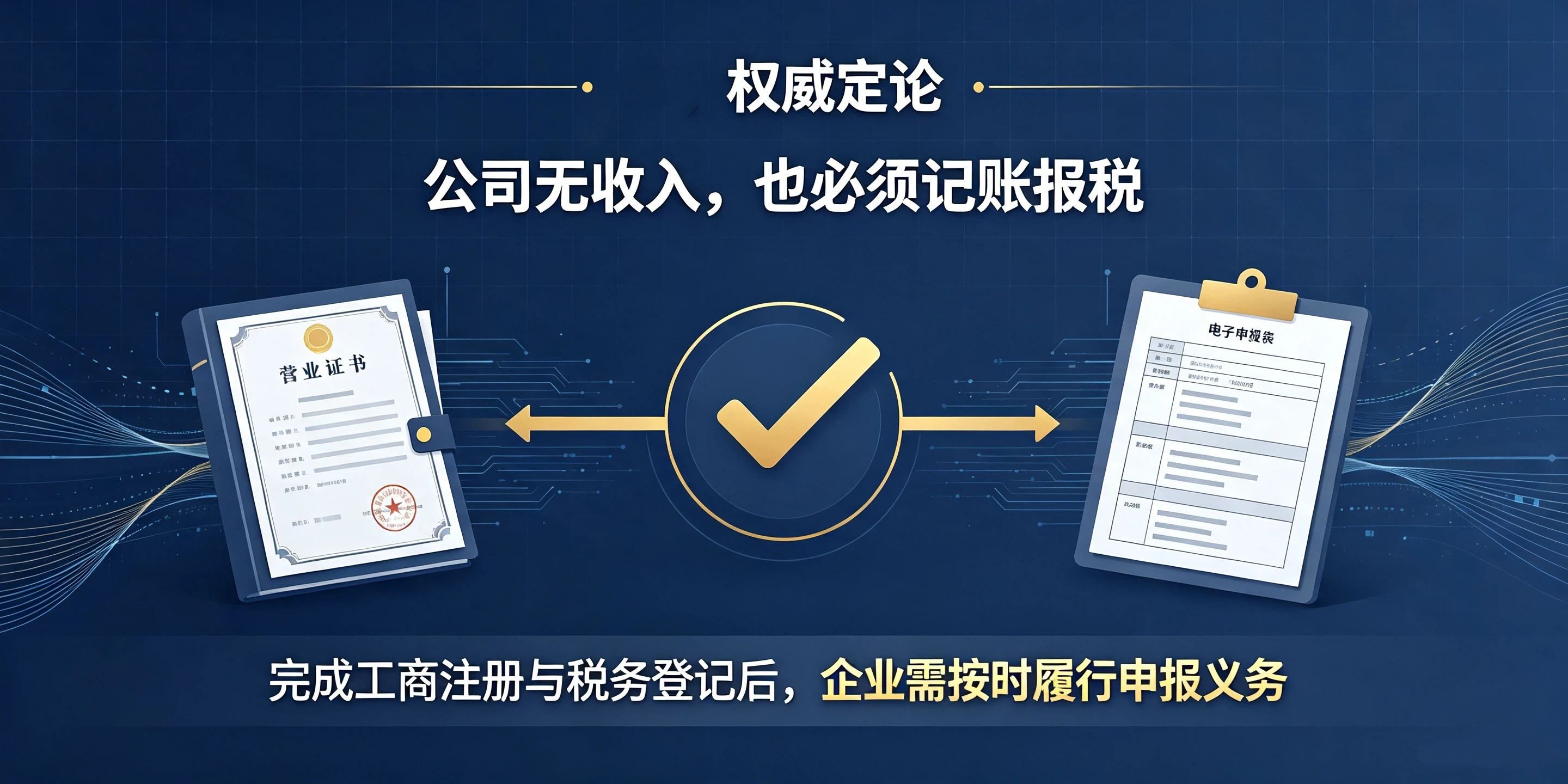 【企好运】公司没有收入还需要记账报税？税务科普知识看完就懂(图2)