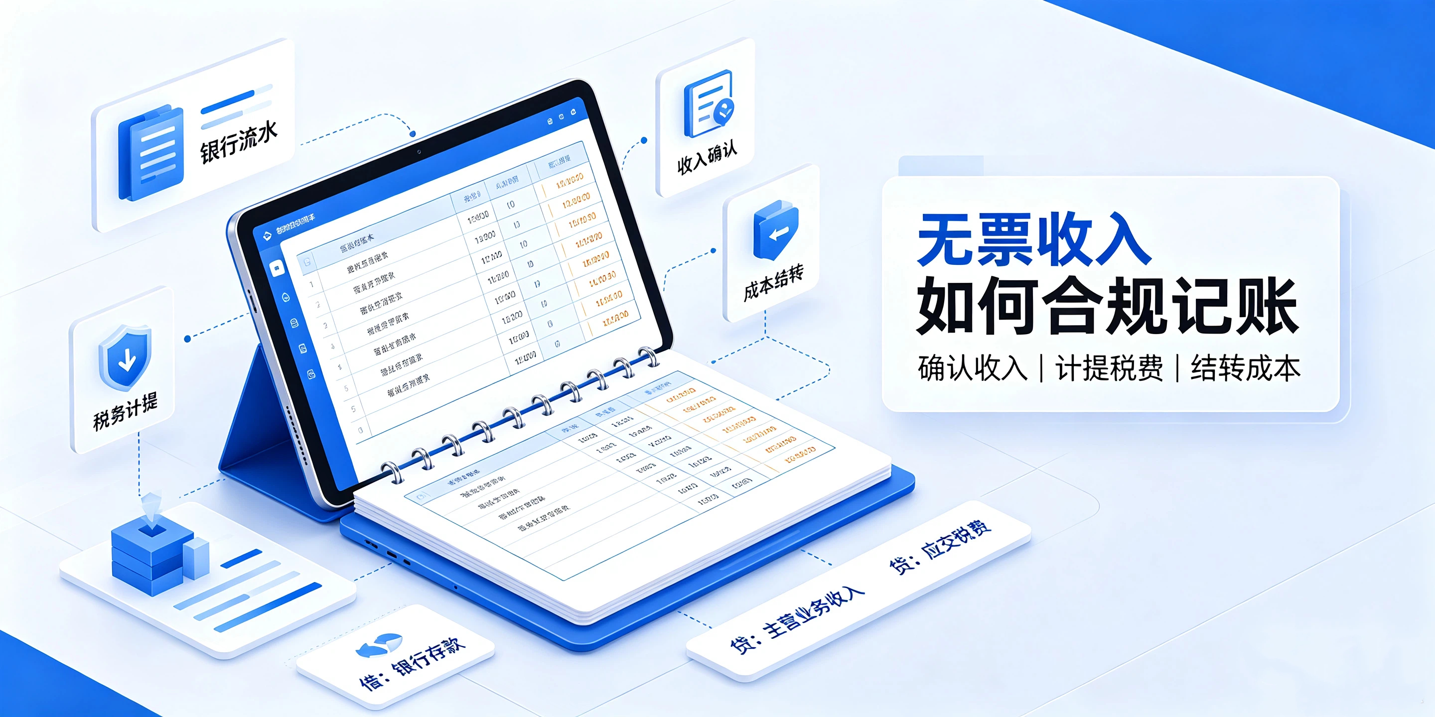 【企好运】无票收入怎么做记账报税？税务认可的处理方式科普讲解(图3)