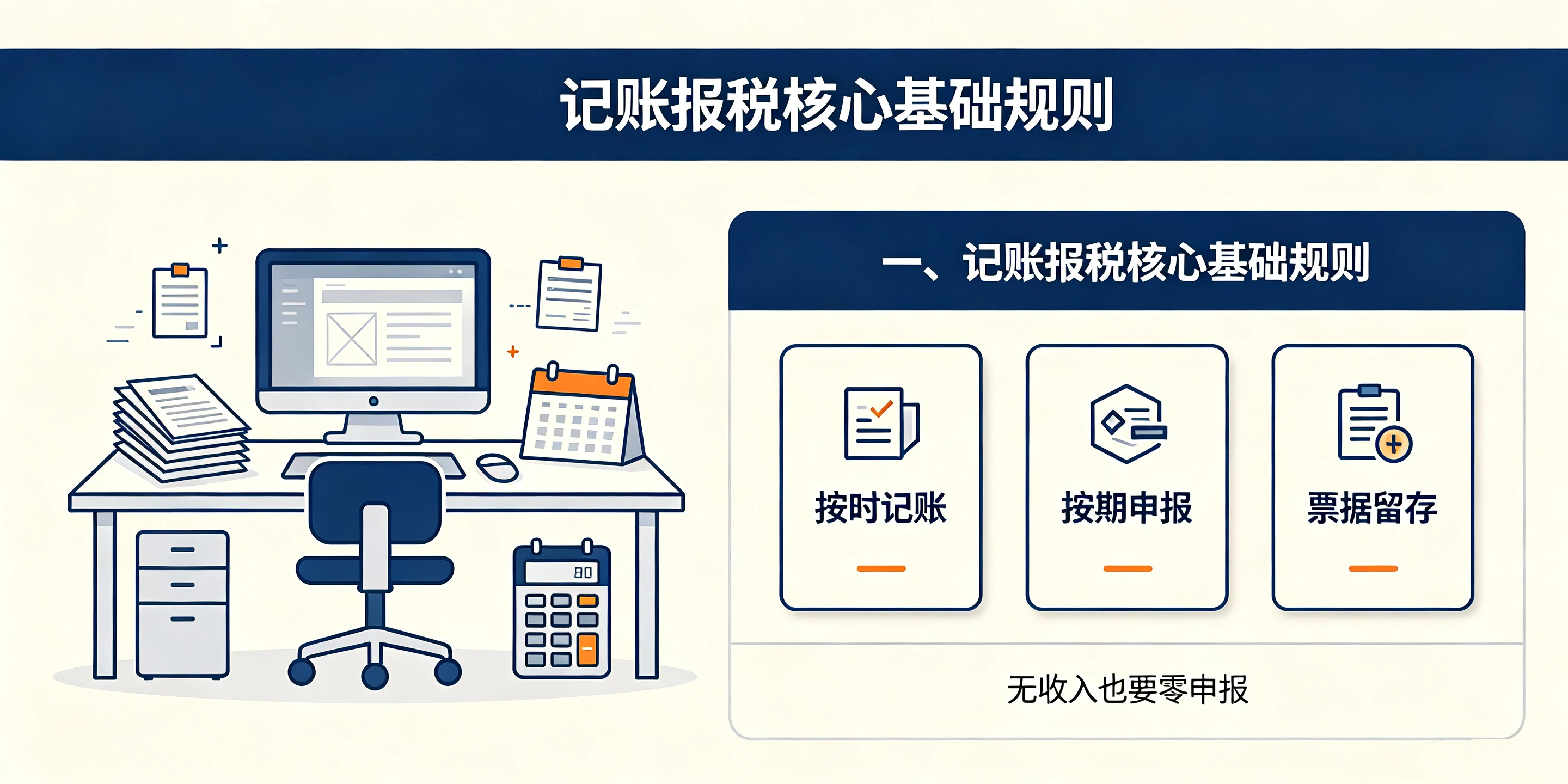 【企好运】小规模纳税人记账报税规则，新手老板简单科普(图2)