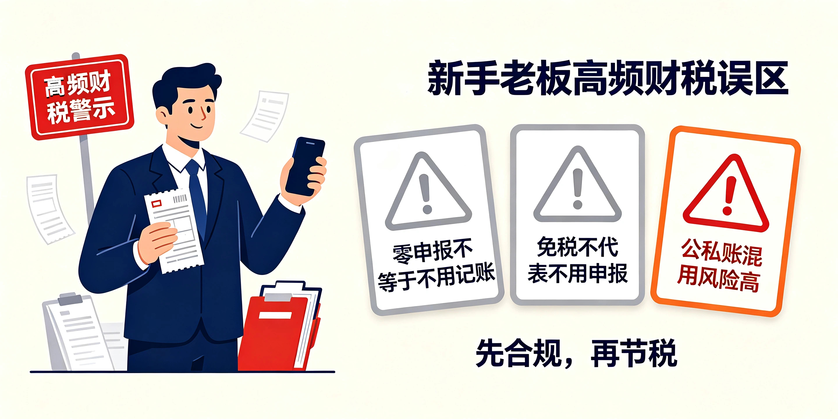【企好运】小规模纳税人记账报税规则，新手老板简单科普(图4)