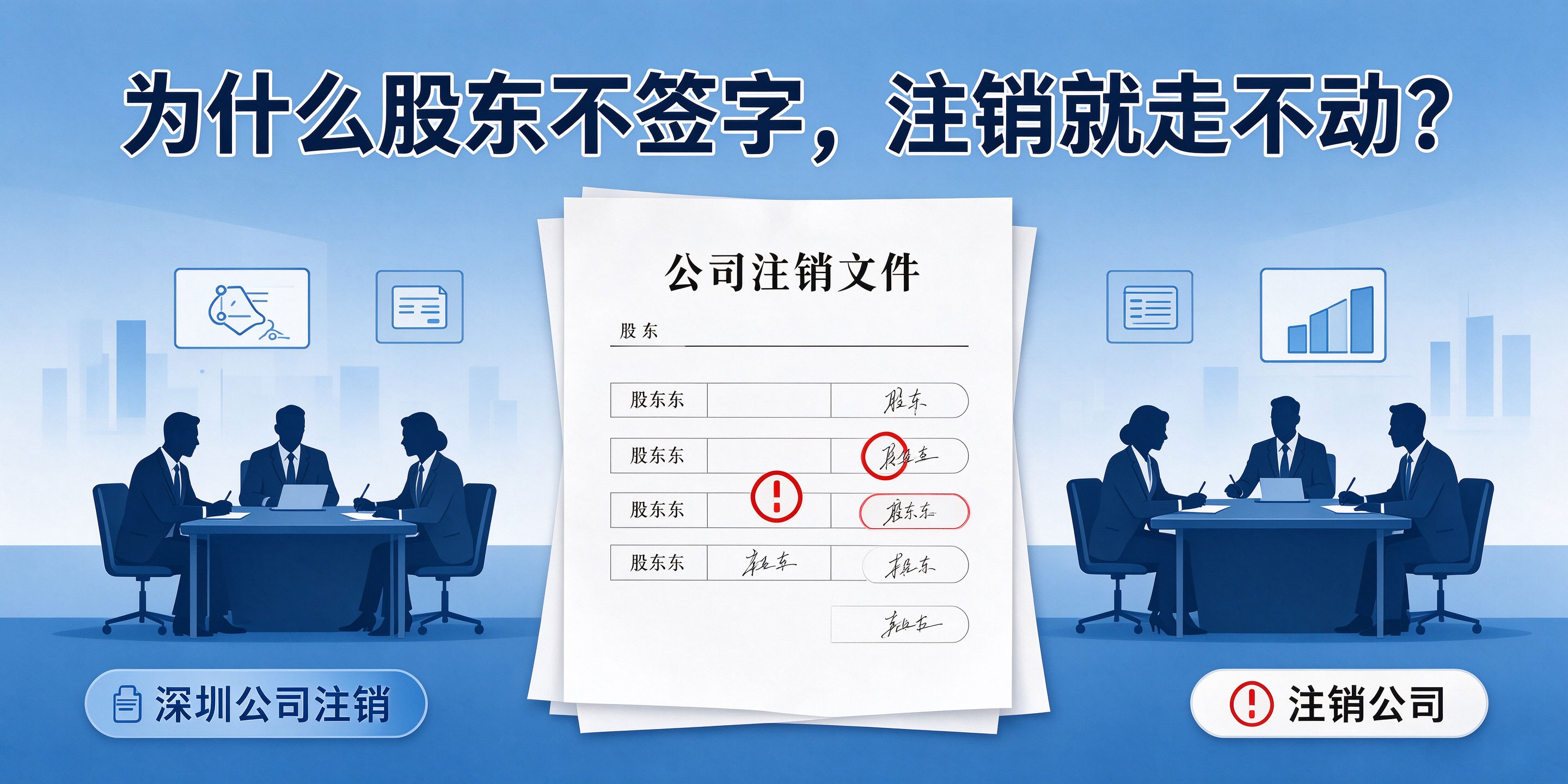 【企好运】深圳公司要注销，但股东不配合签字怎么办？深圳公司注销全流程详解(图2)