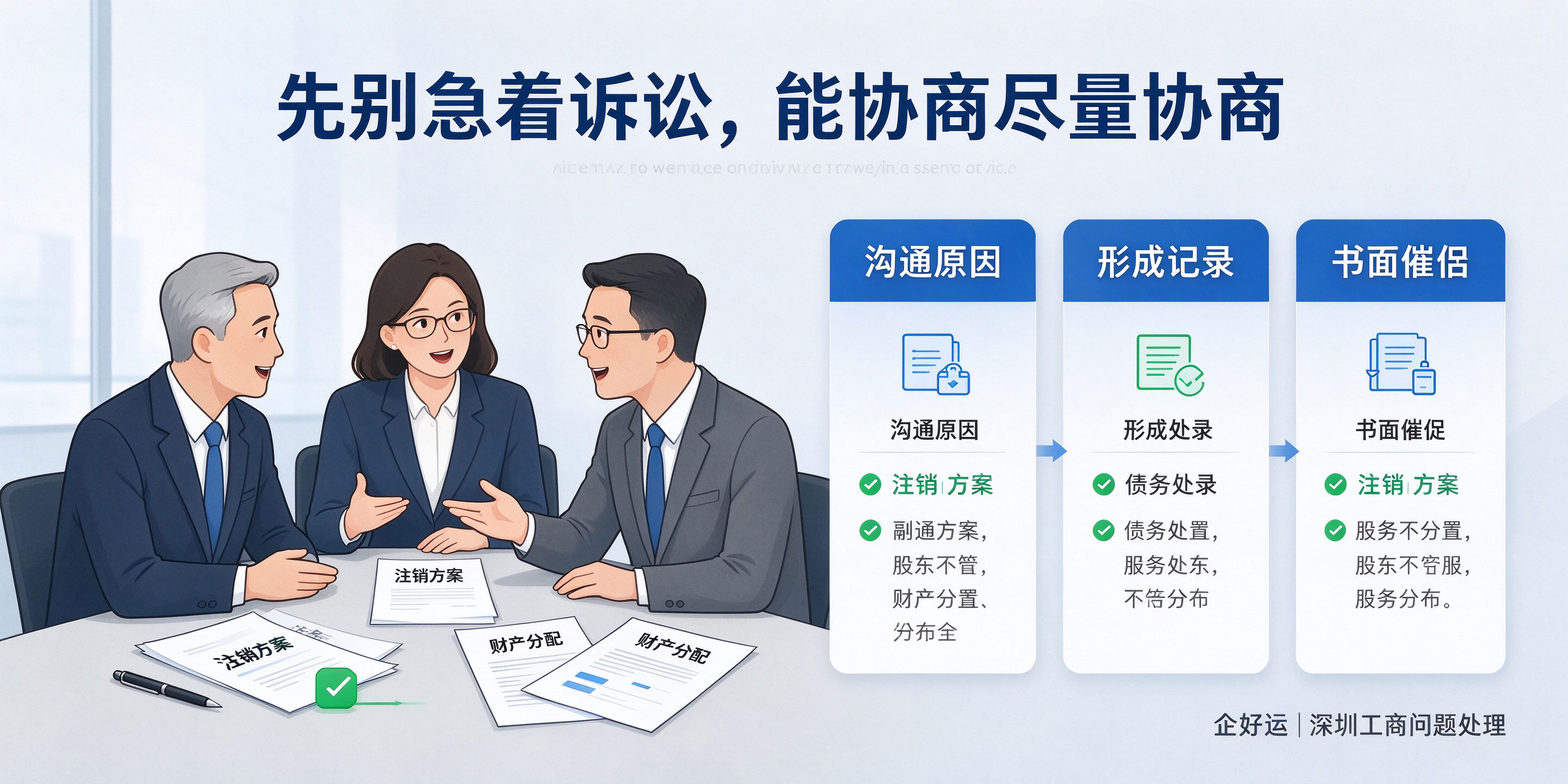 【企好运】深圳公司要注销，但股东不配合签字怎么办？深圳公司注销全流程详解(图3)