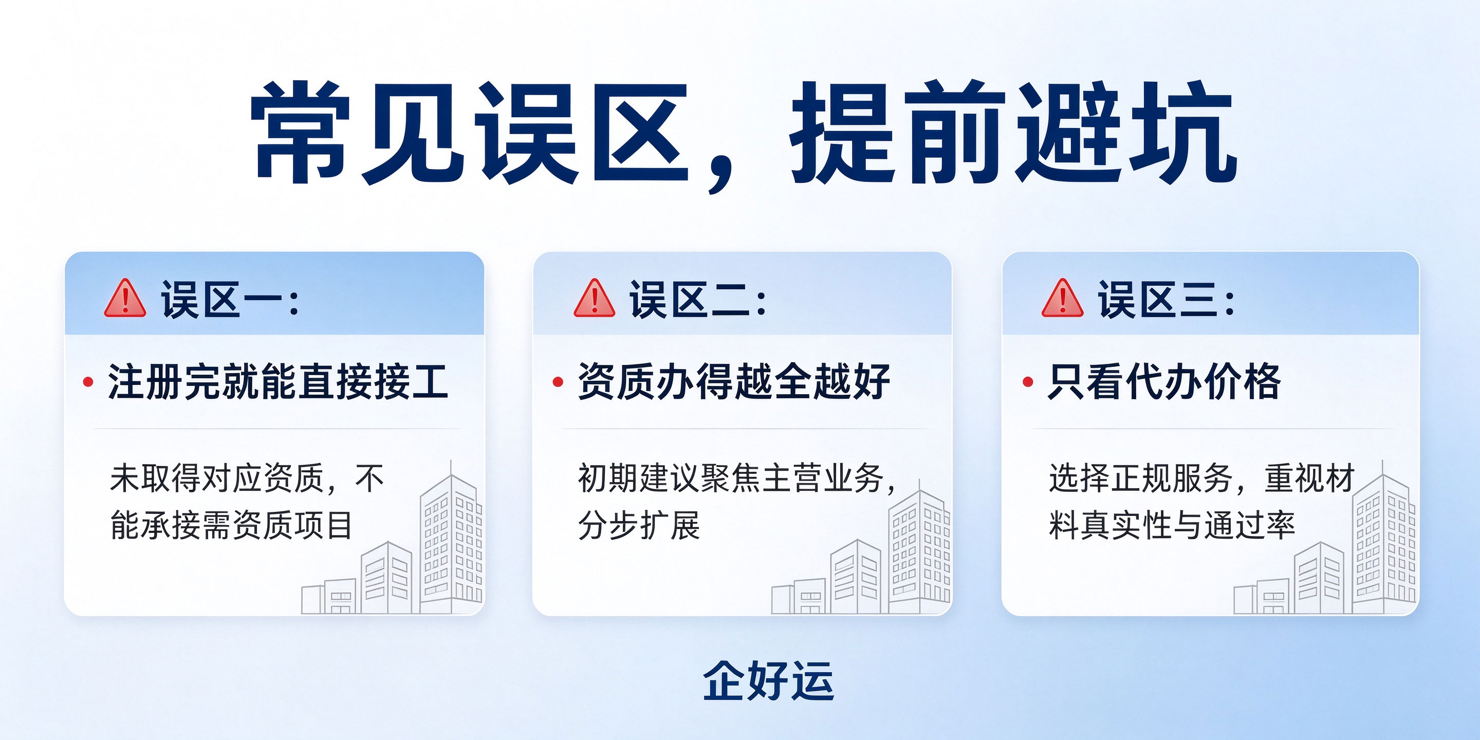 【企好运】东莞建筑工程公司注册后，资质办理和注册要分开办吗？一文讲清两者关系(图4)