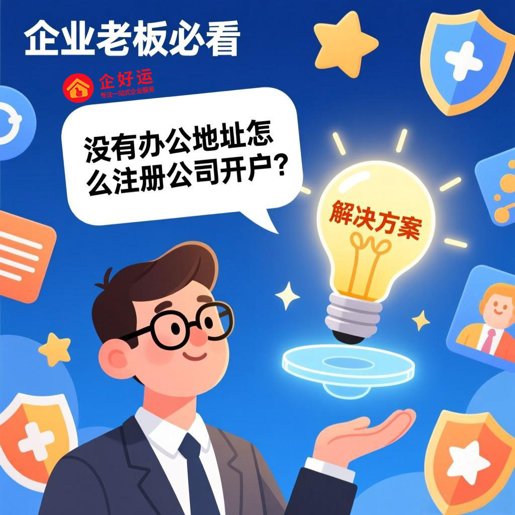 没有办公地址也能注册公司开户?企业老板必看的终极解决方案(图1) 没有办公地址也能注册公司开户?企业老板必看的终极解决方案(图1)