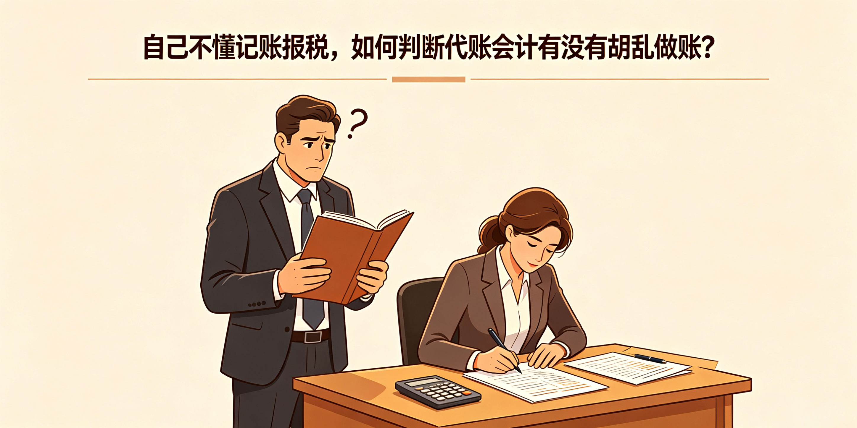 【企好运】自己不懂记账报税,如何判断代账会计有没有胡乱做账?(图1) 【企好运】自己不懂记账报税,如何判断代账会计有没有胡乱做账?(图1)