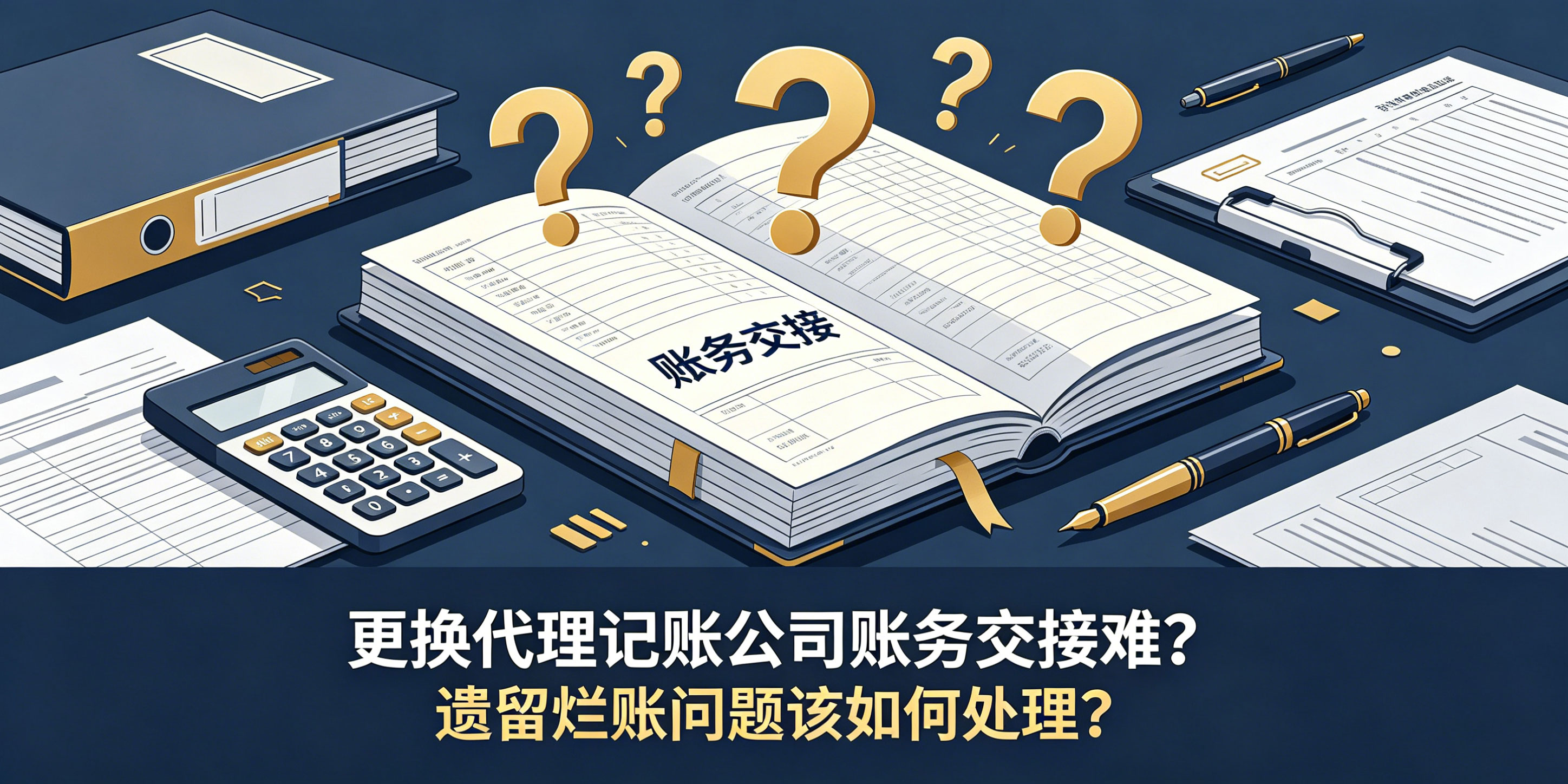 【企好运】更换代理记账公司账务交接难?遗留烂账问题该如何处理?(图1) 【企好运】更换代理记账公司账务交接难?遗留烂账问题该如何处理?(图1)
