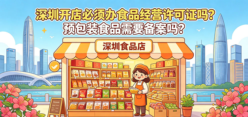 【企好运】圳开店必须办食品经营许可证吗？预包装食品需要备案吗？(图1)