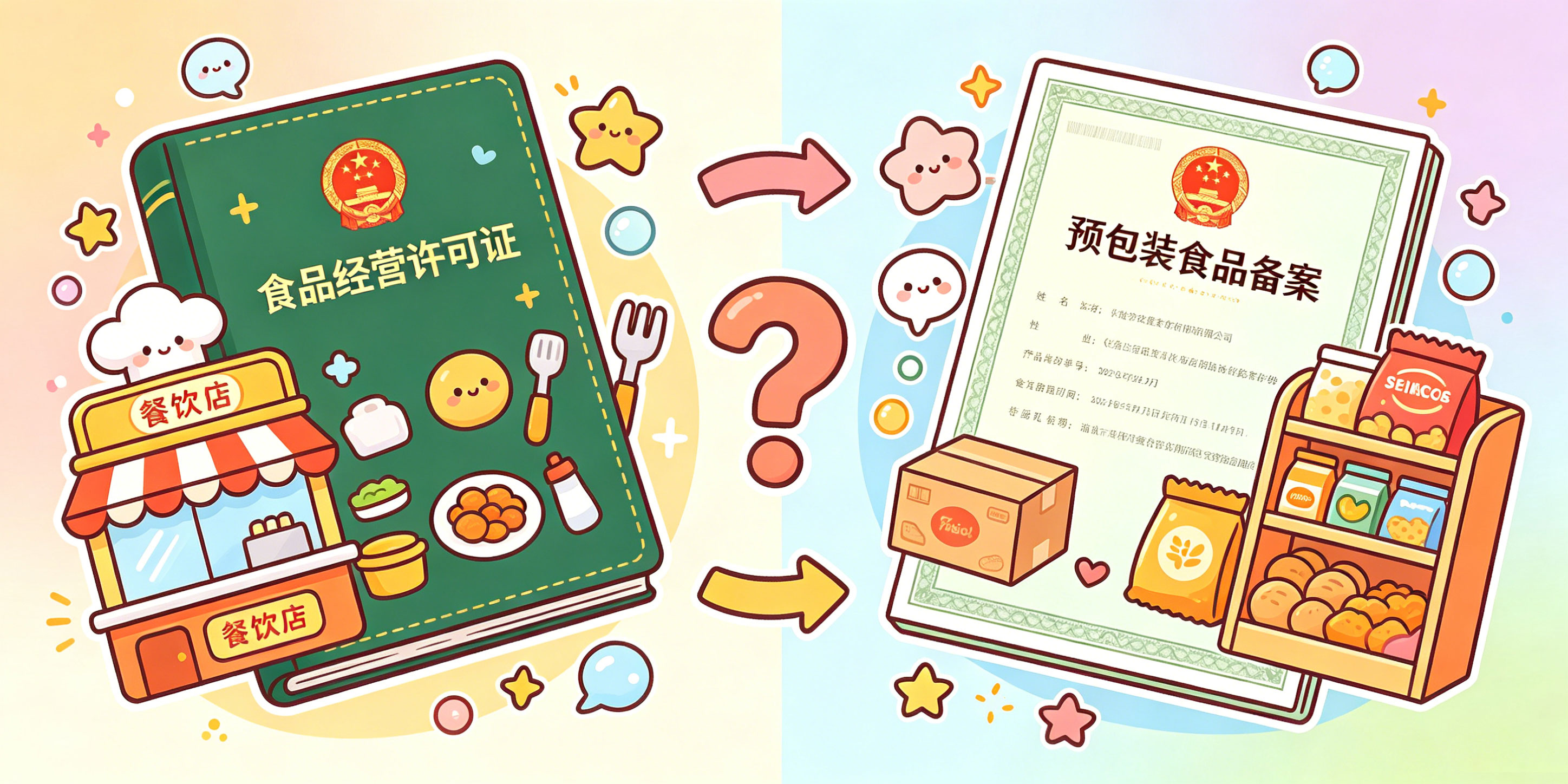 【企好运】圳开店必须办食品经营许可证吗？预包装食品需要备案吗？(图2)