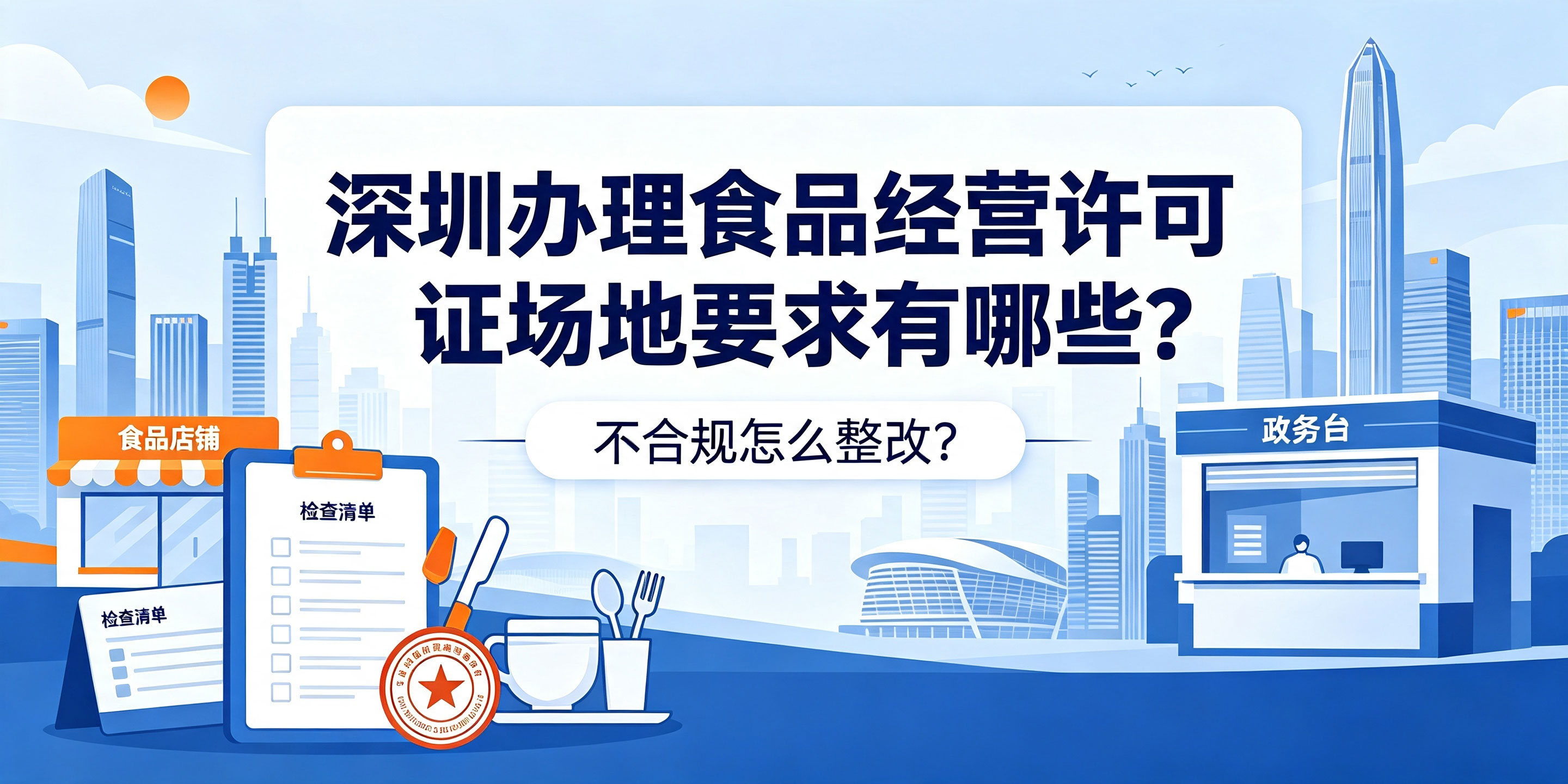 深圳办理食品经营许可证场地要求有哪些?不合规怎么整改?(图1) 深圳办理食品经营许可证场地要求有哪些?不合规怎么整改?(图1)
