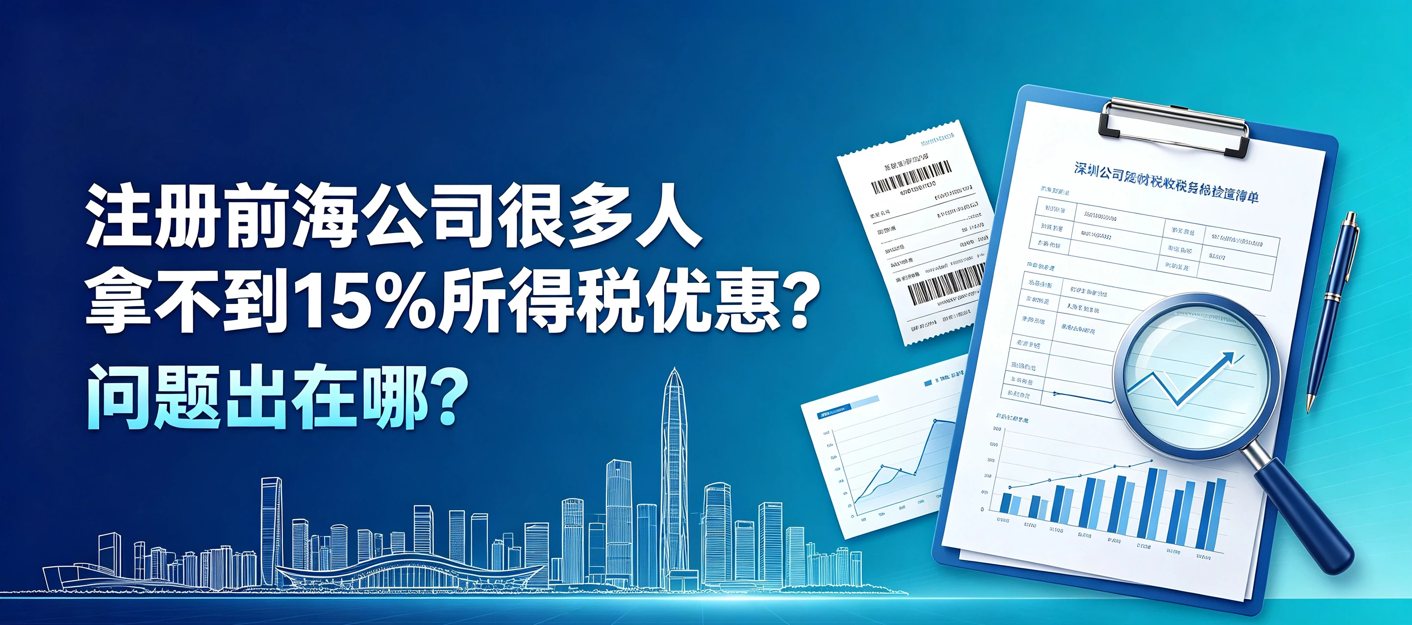 【企好运】注册前海公司很多人拿不到15%所得税优惠?问题出在哪?(图1) 【企好运】注册前海公司很多人拿不到15%所得税优惠?问题出在哪?(图1)