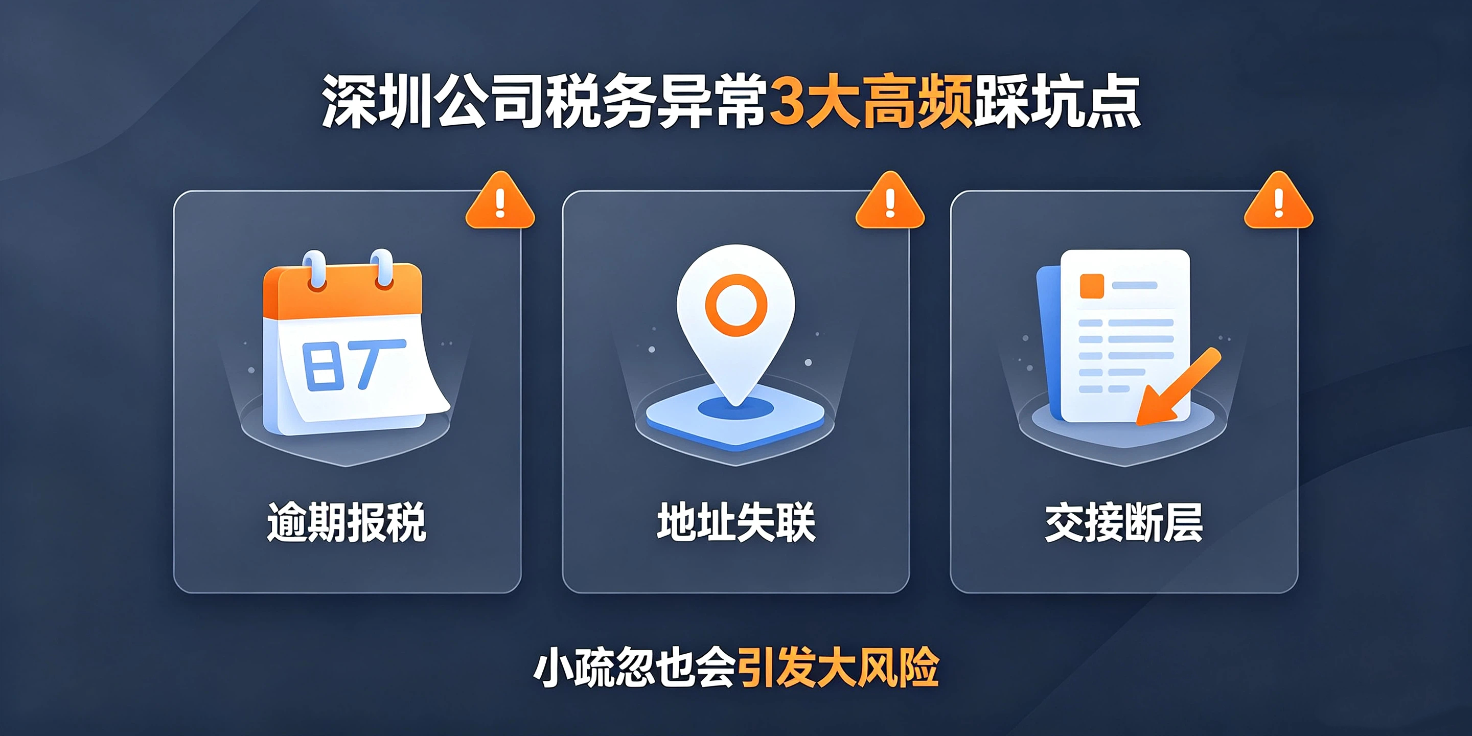 【企好运】深圳公司税务异常踩坑实录，很多老板都忽略这件事(图2)