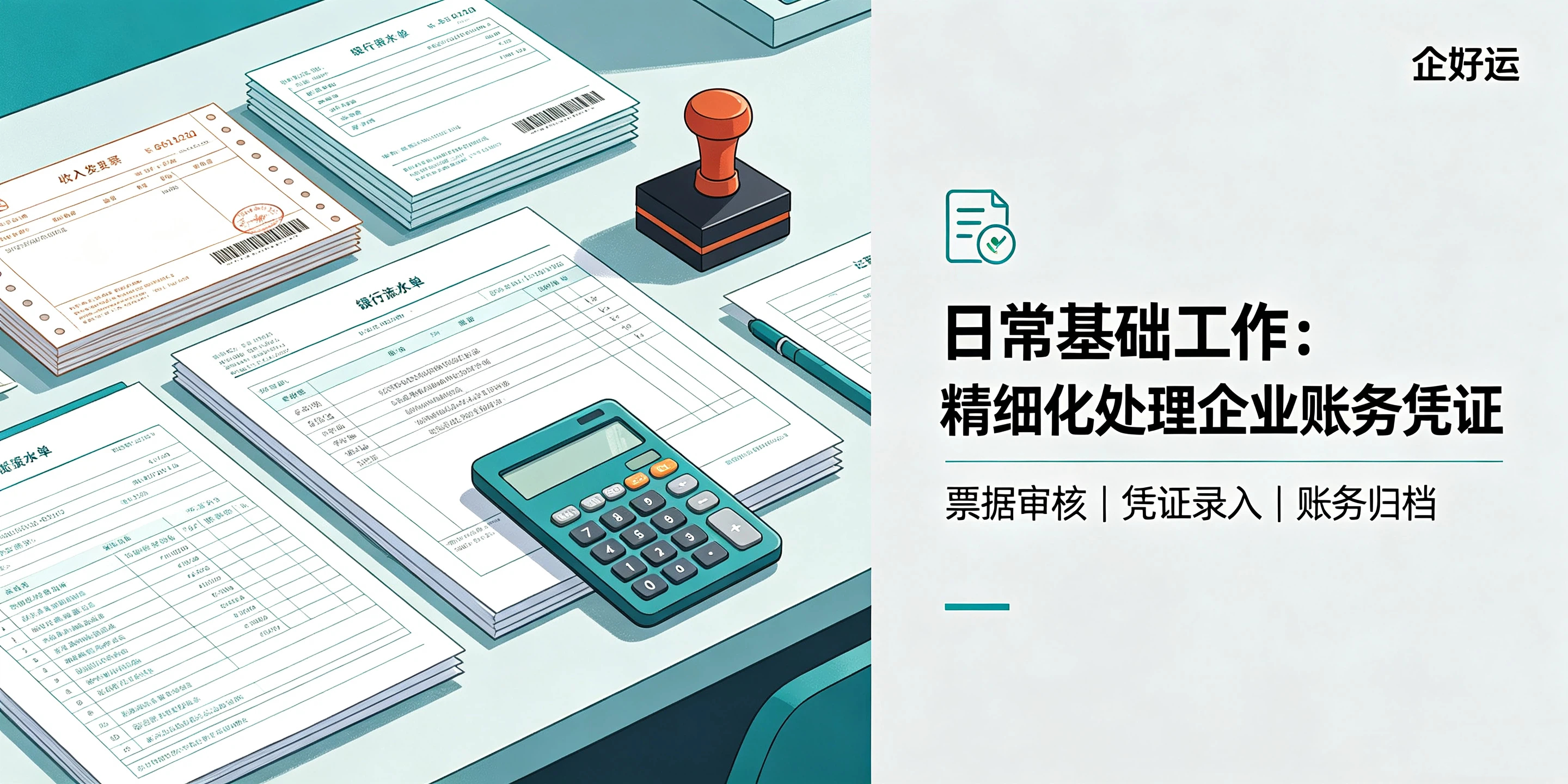 【企好运】代理记账会计日常工作内容有哪些？揭开代账真实工作日常(图2)