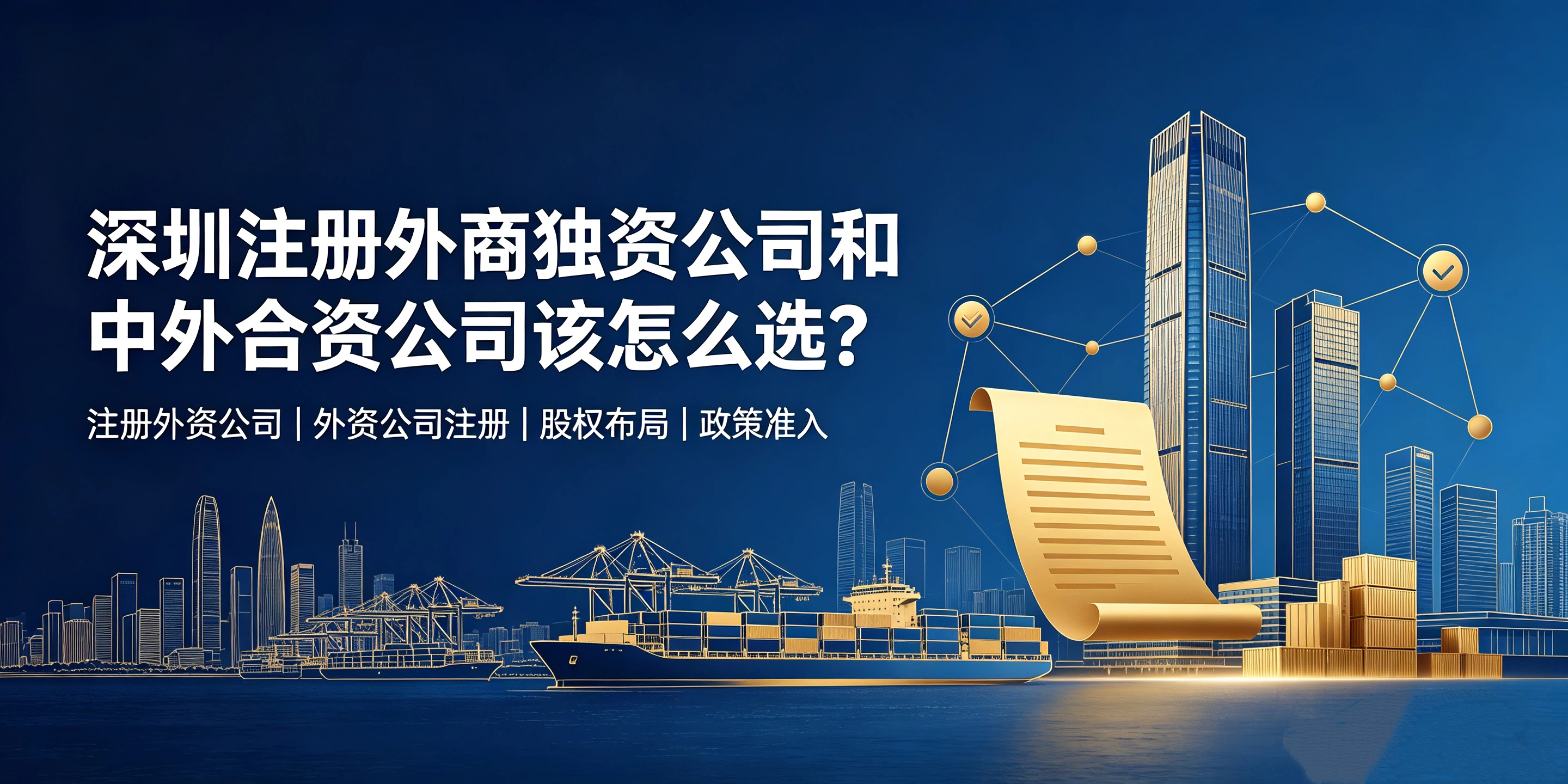 【企好运】深圳注册外商独资公司和中外合资公司该怎么选？(图1)