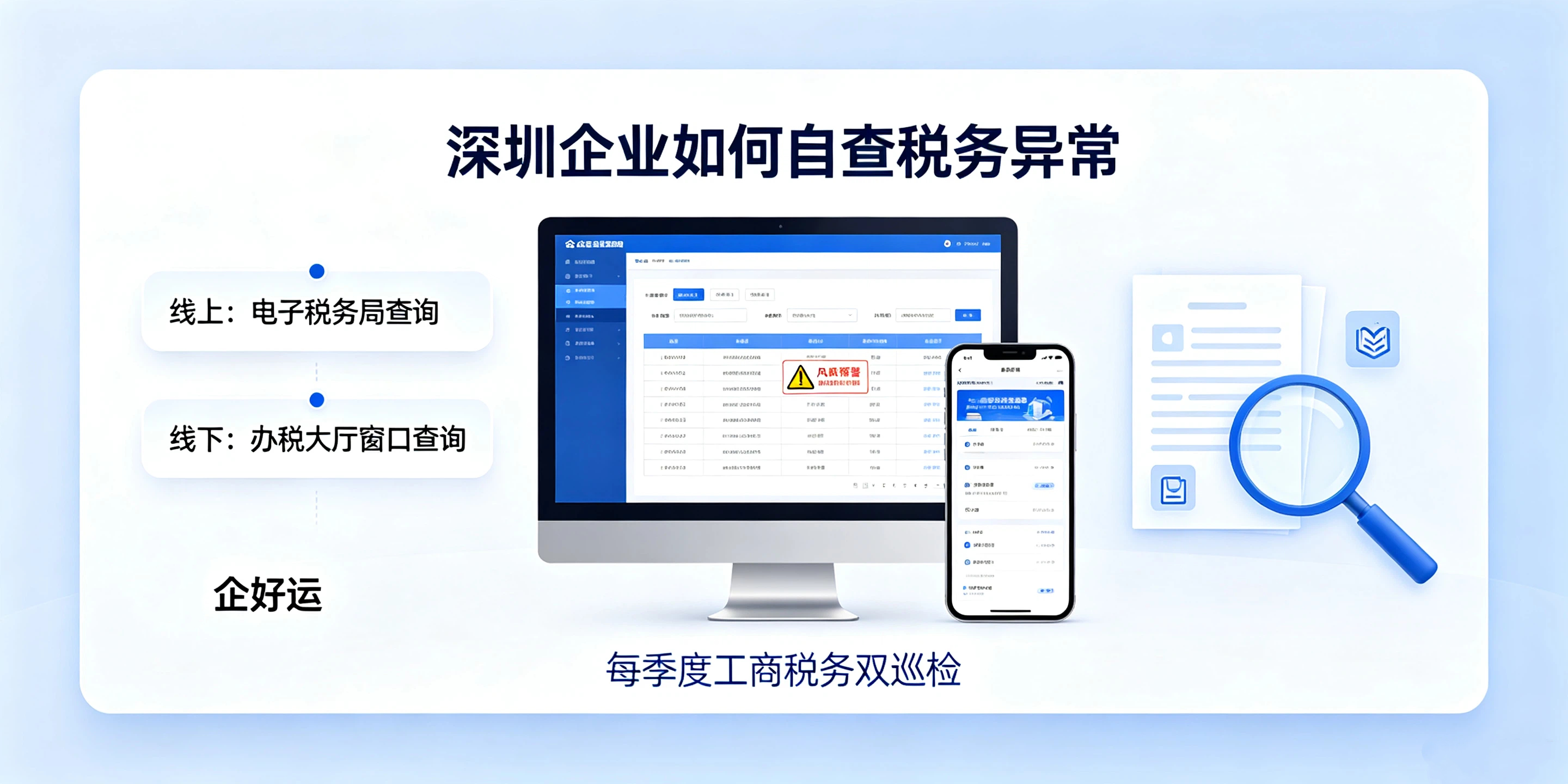 【企好运】深圳区分：工商经营异常不等于税务异常，90%人混淆(图3)