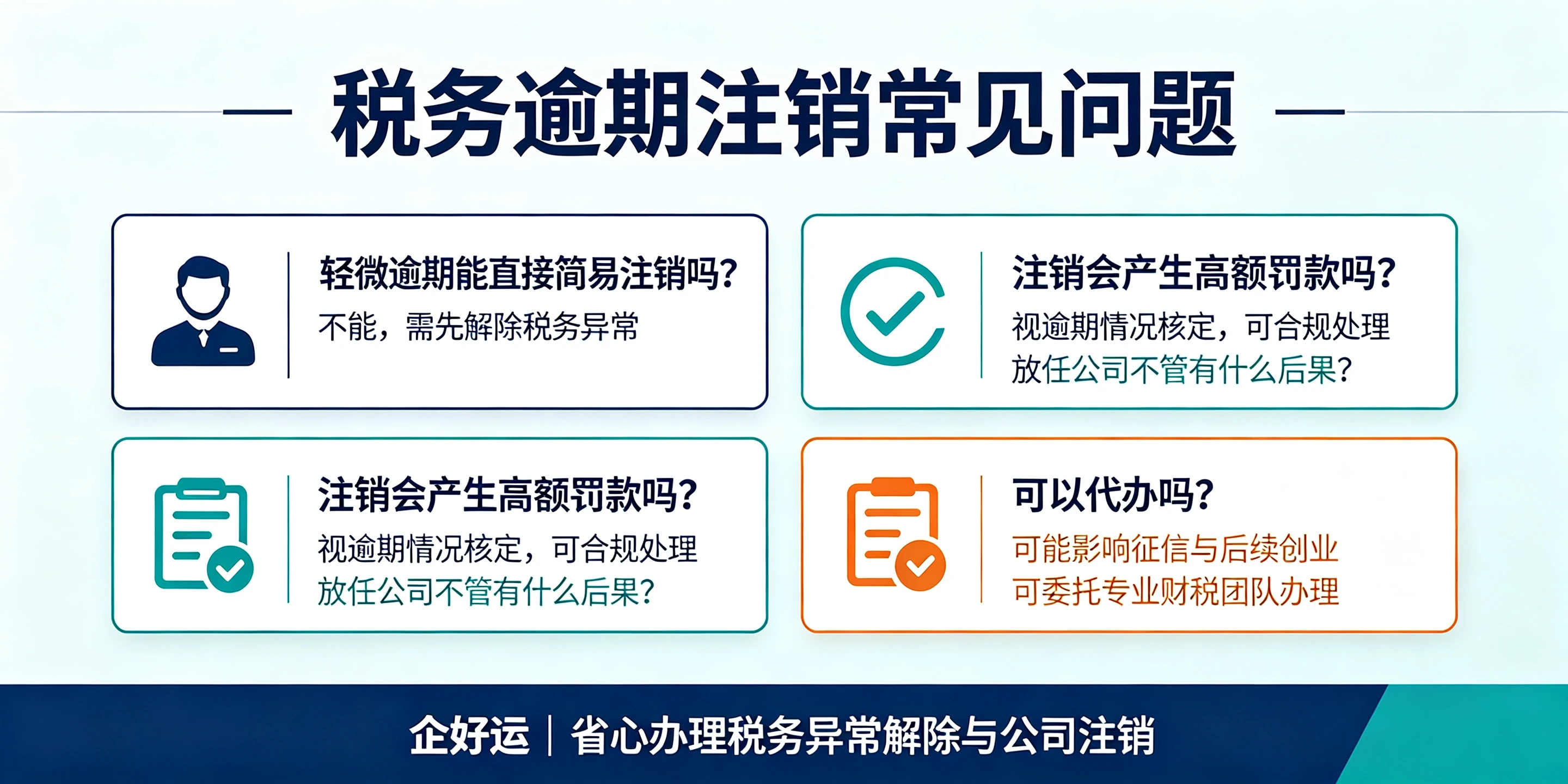 【企好运】深圳小规模公司税务逾期了,还能正常注销吗?(图5) 【企好运】深圳小规模公司税务逾期了,还能正常注销吗?(图5)