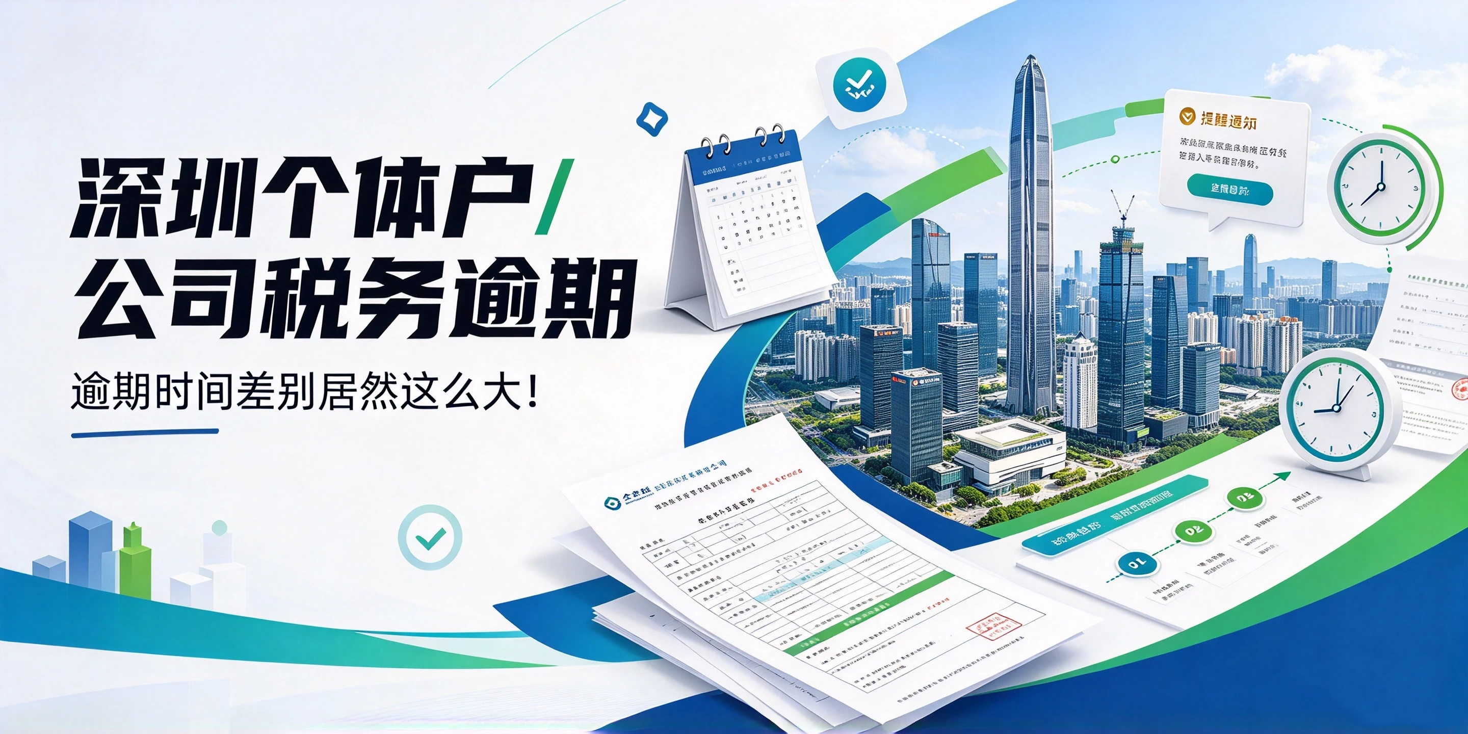 【企好运】深圳个体户/公司税务逾期，逾期时间差别居然这么大！(图1)