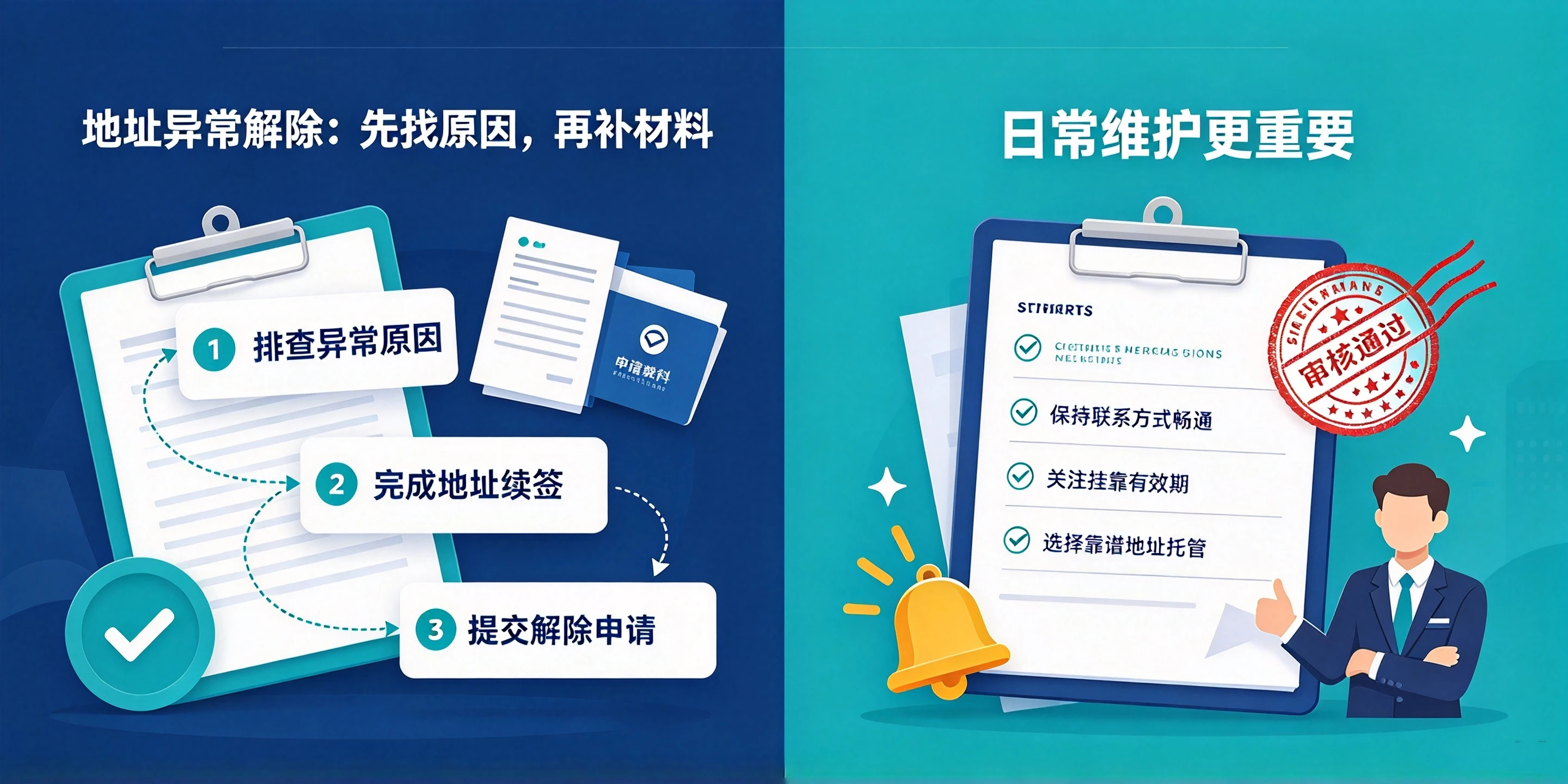 【企好运】注册前海公司看似门槛低，为什么后期极易出现地址异常？(图4)