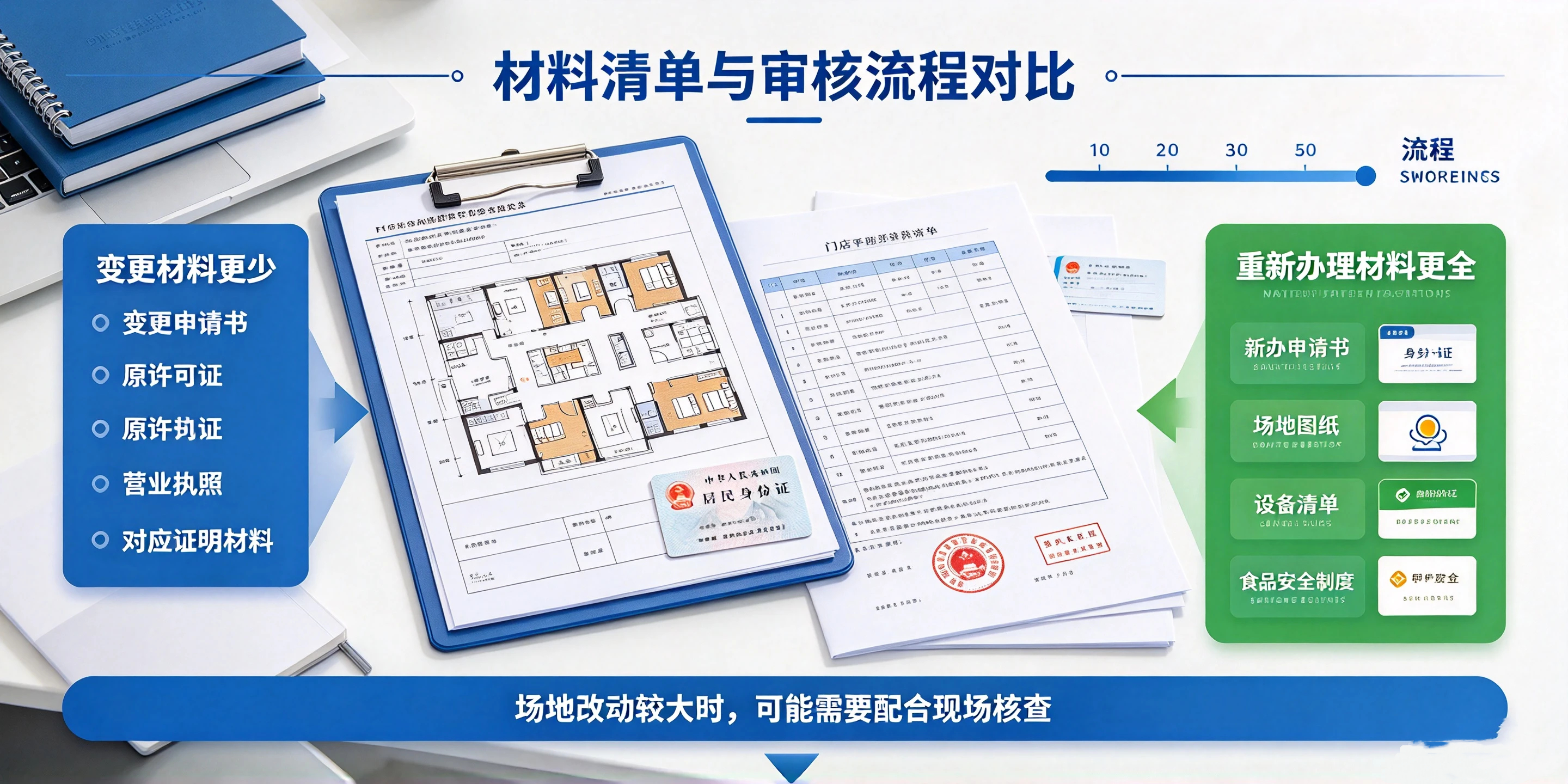 【企好运】深圳食品经营许可证变更和重新办理区别是什么？(图4)