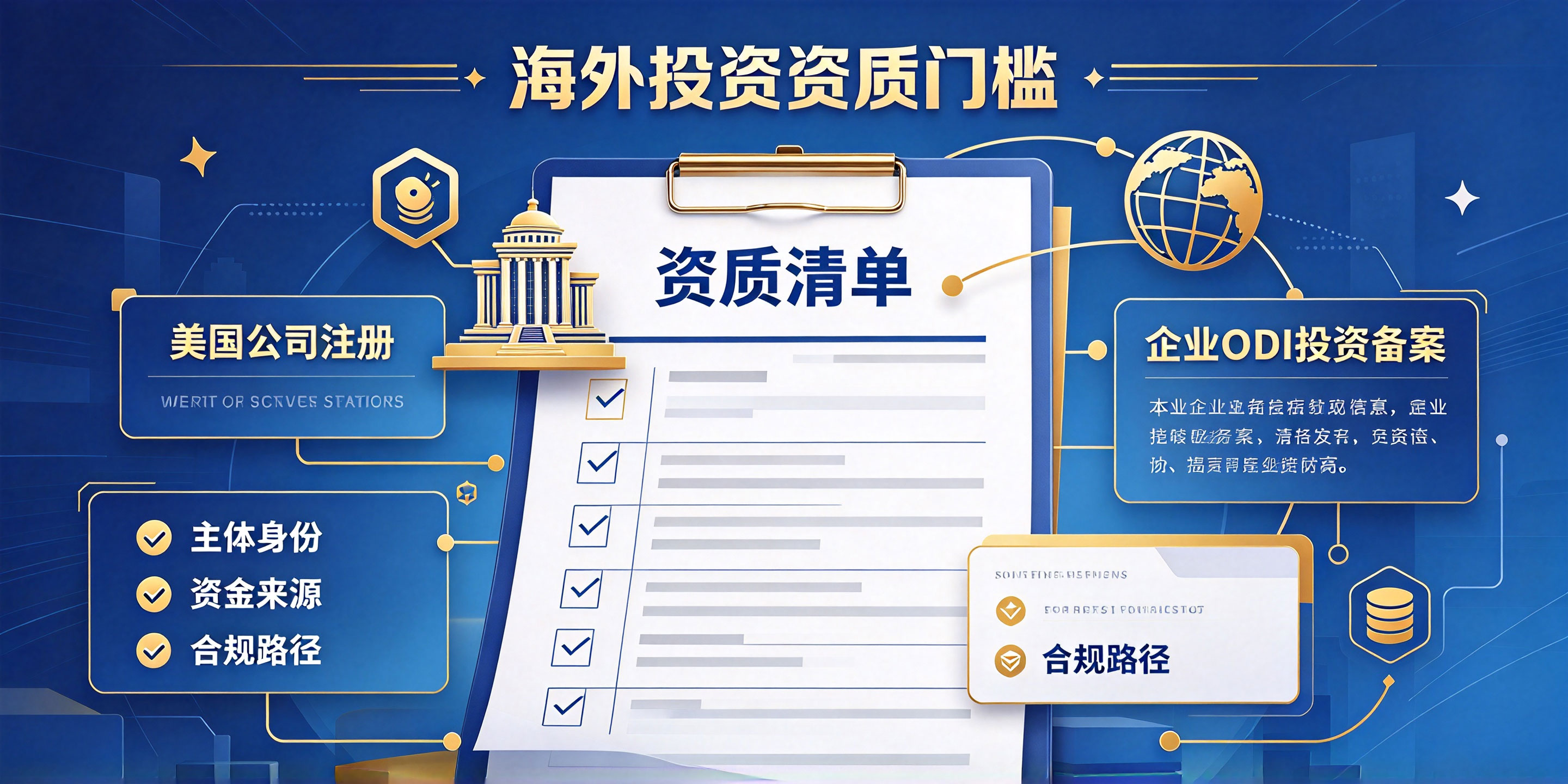 【企好运】注册美国公司用来海外投资,需要什么资质?企业ODI投资备案全流程指南(图2) 【企好运】注册美国公司用来海外投资,需要什么资质?企业ODI投资备案全流程指南(图2)