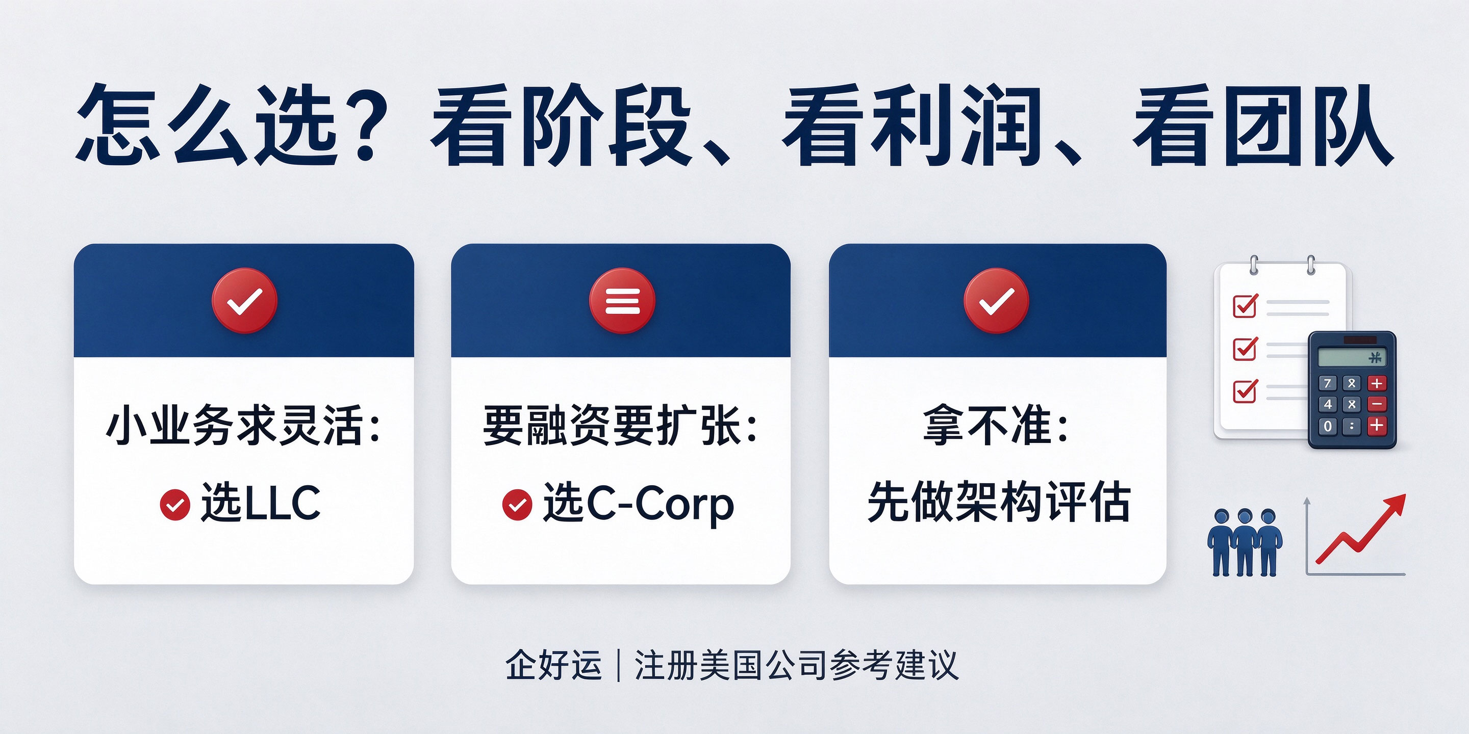 【企好运】美国LLC和C-Corp怎么选？有什么区别？一篇讲透美国公司注册选择(图5)