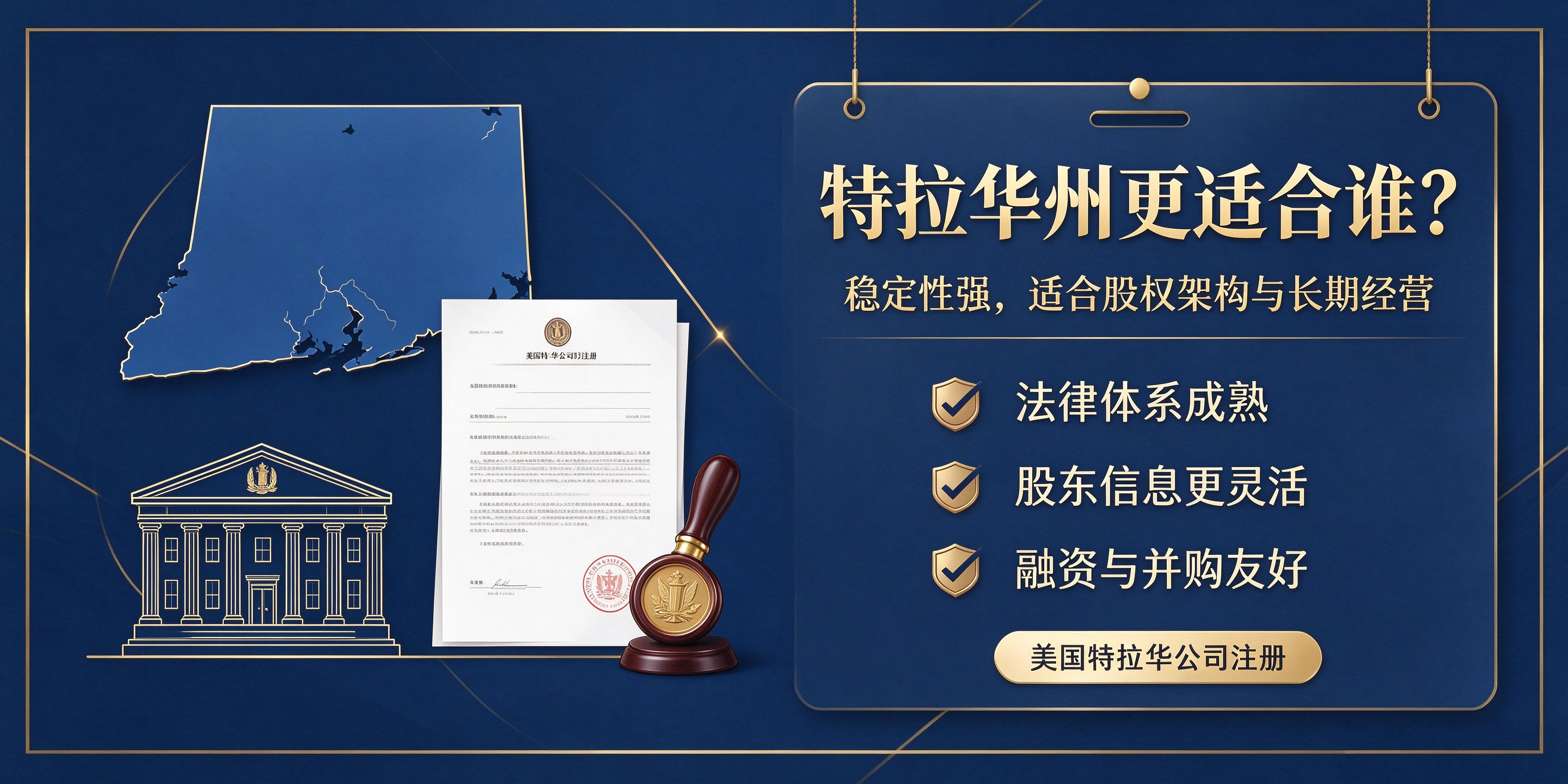 【企好运】注册美国公司选特拉华还是加州好？美国公司注册避坑指南(图2)