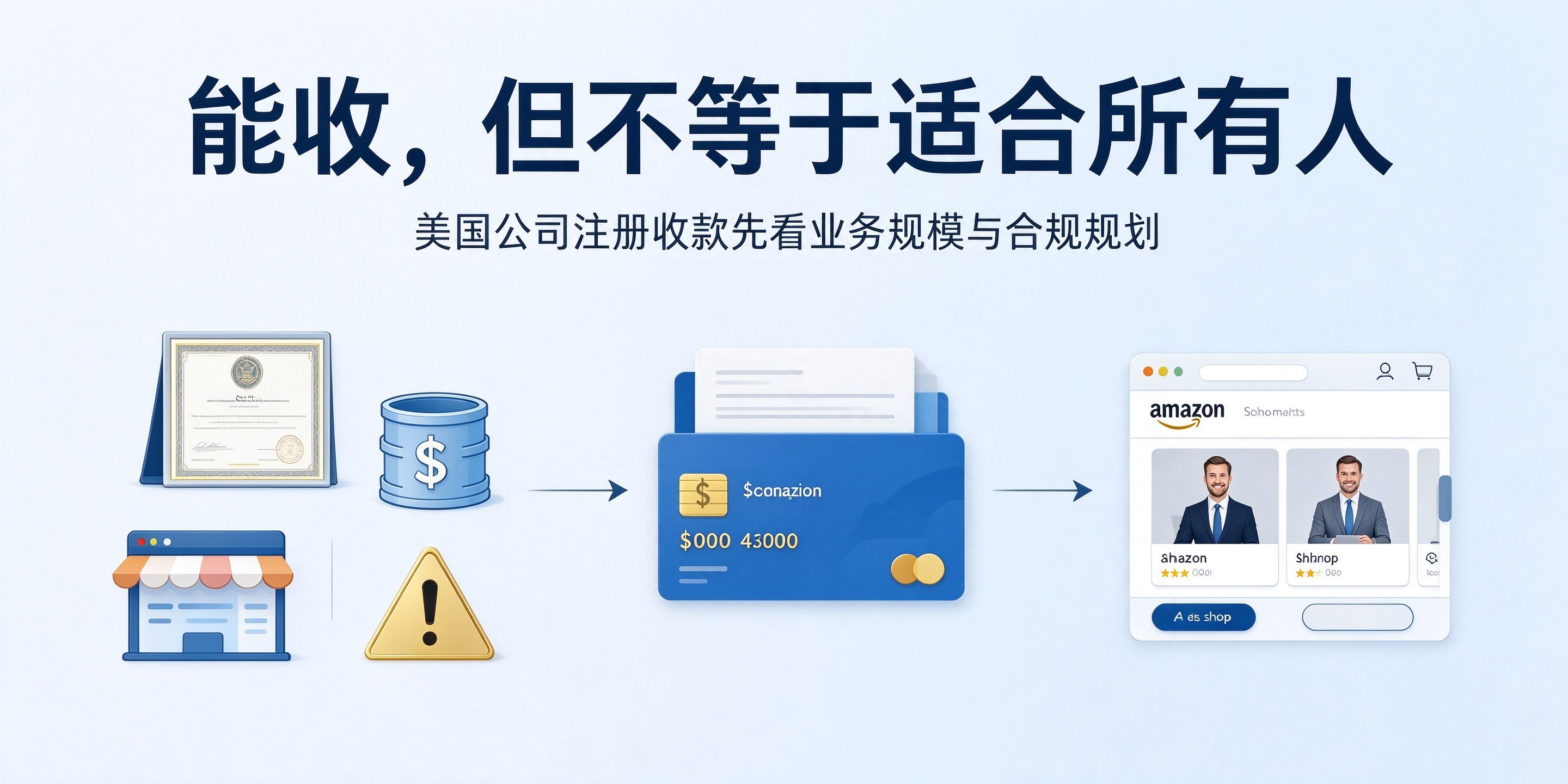 【企好运】注册美国公司可以用来收亚马逊货款吗？卖家别急着做决定(图2)